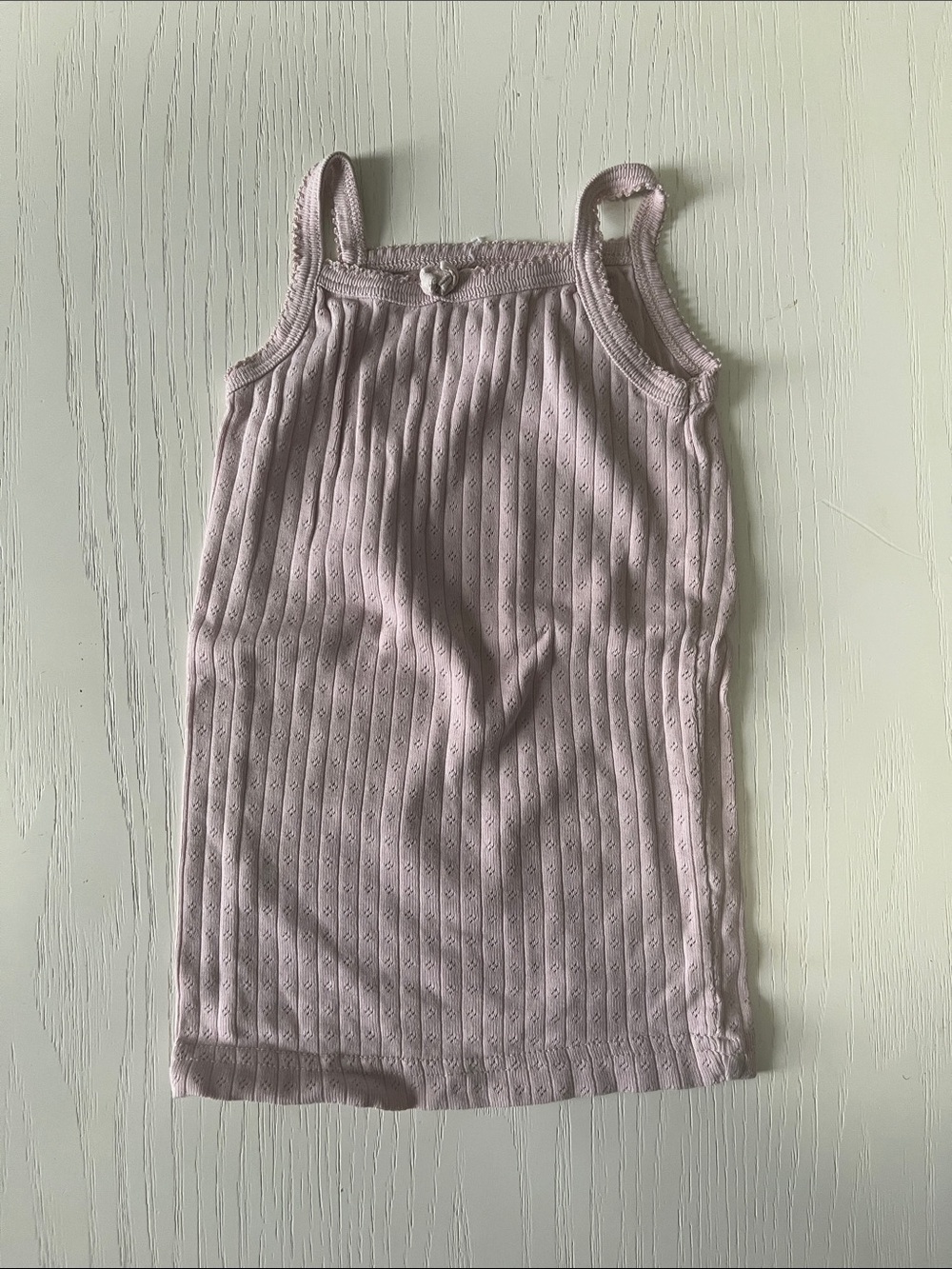 Jamie Kay Girls Light Mauve Ribbed Tank Top